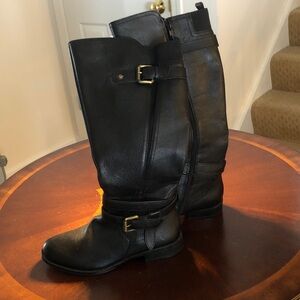 Black Leather Naturalizer Leather Boots